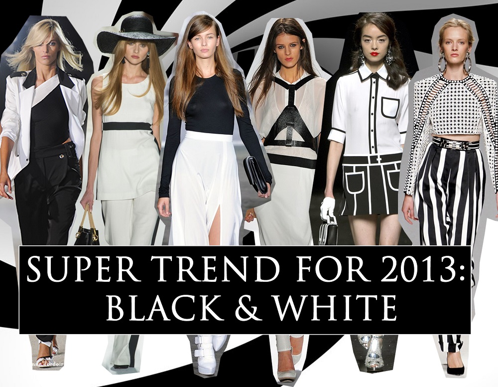 Black and White trend for 2013