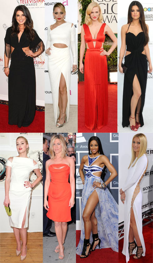 Celebrity-New-Years-Eve-2013-Fashion-With-Cut-Off-Dress